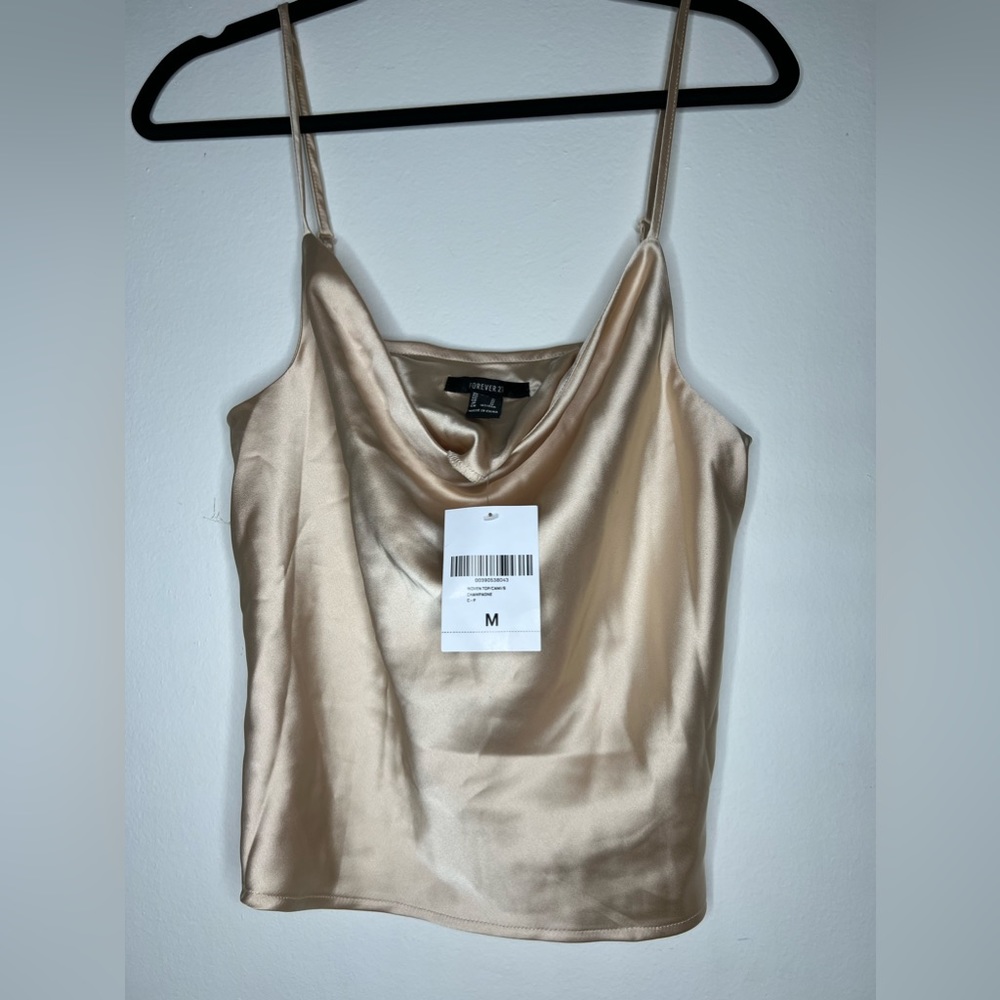 Cow neck satin blouse